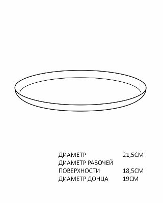 тарелка подстановочная